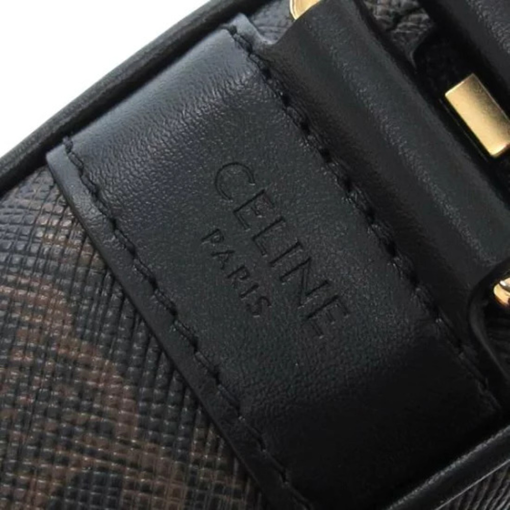Celine Messenger Bag Triomphe canvas Black - Picture 7 of 9